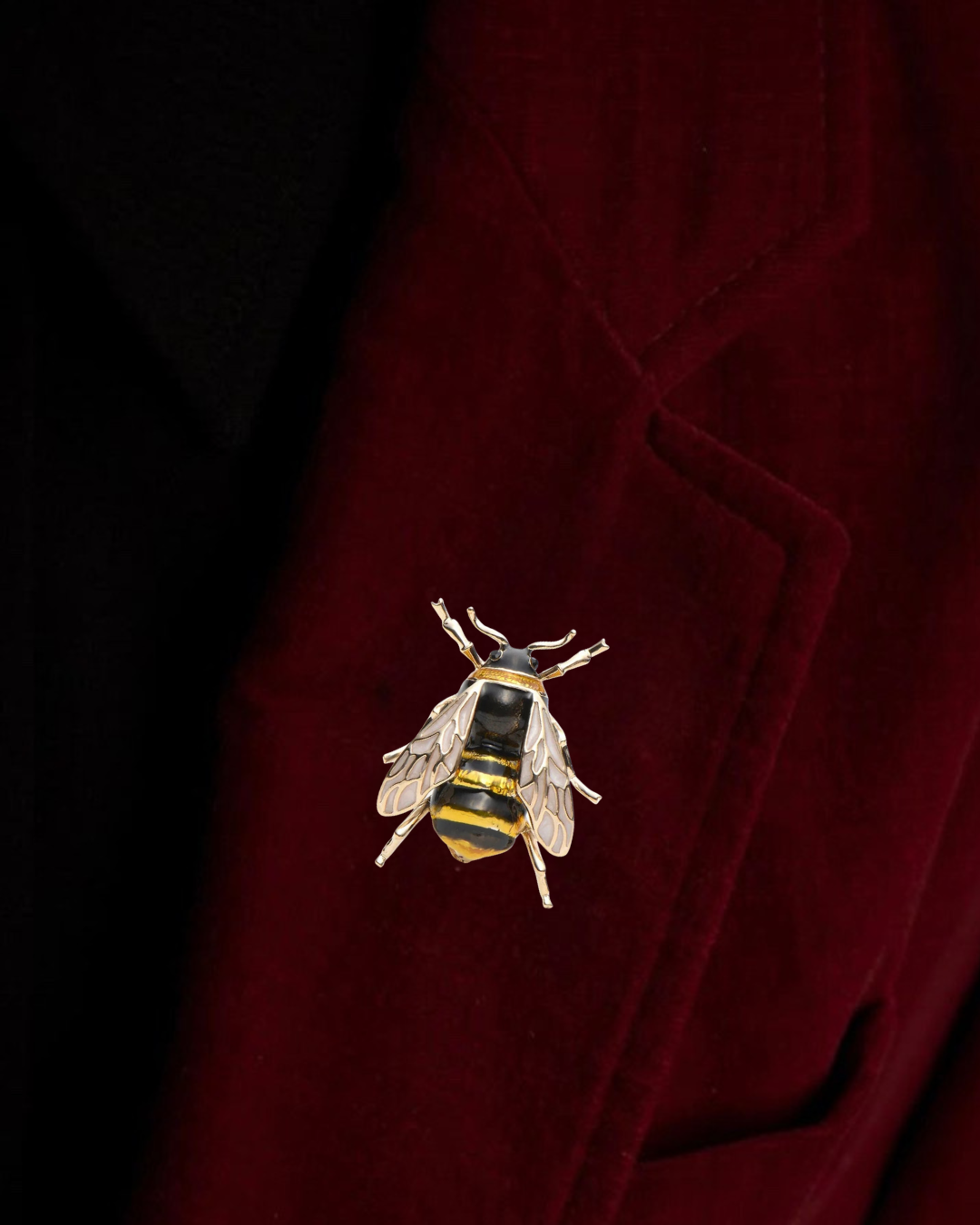 Enamel Bumblebee Brooch