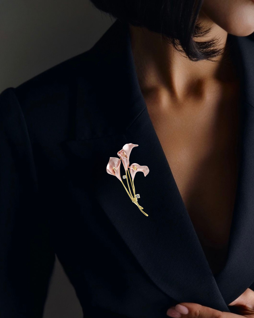 Lily Flower Brooch