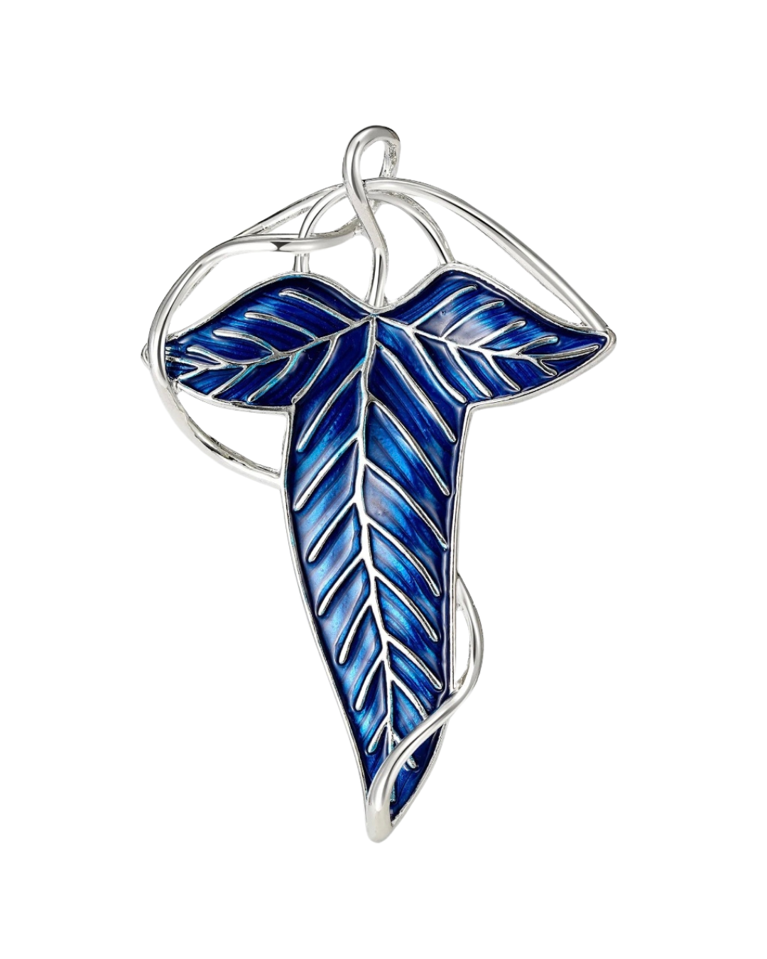 Enamel Green Leaf Brooch