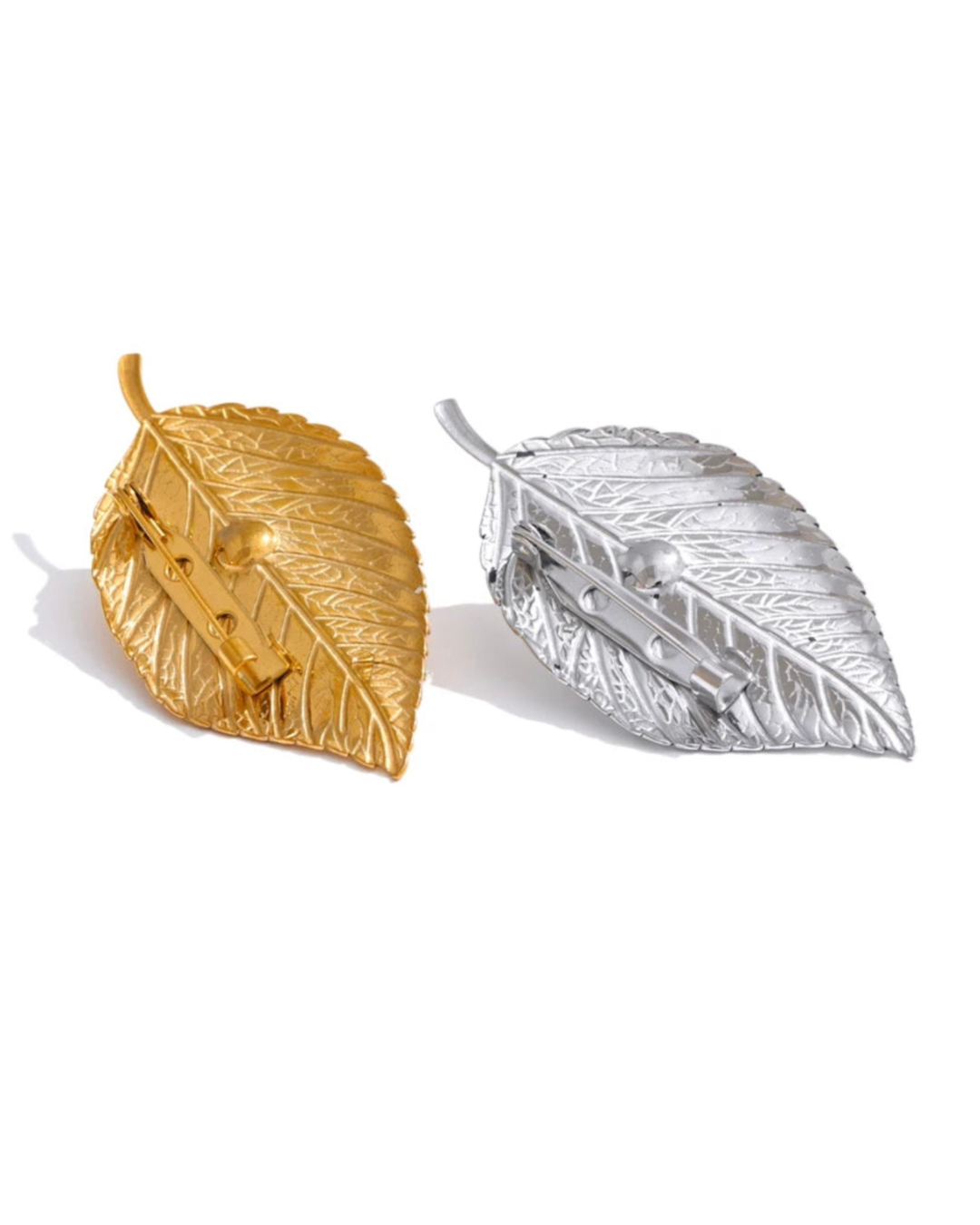 Pearl Leaf Brooch