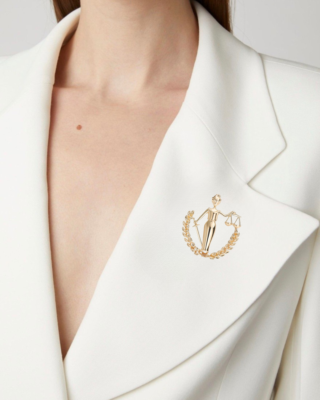 Libra Brooch