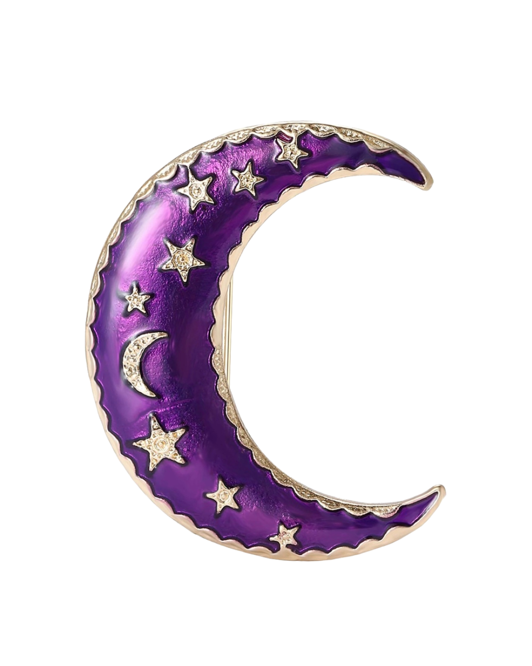 Star Moon Brooch