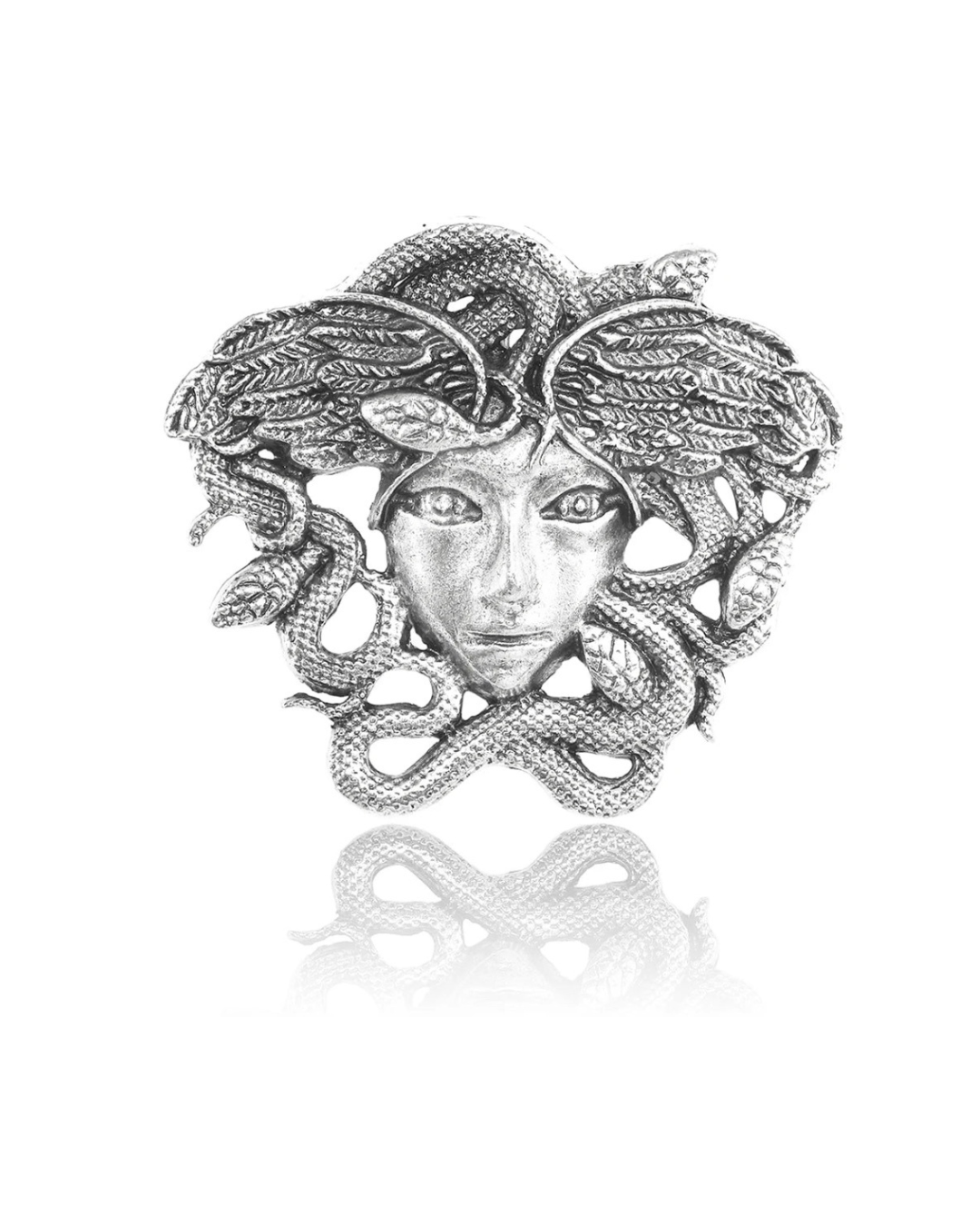 Snake Crown Brooch