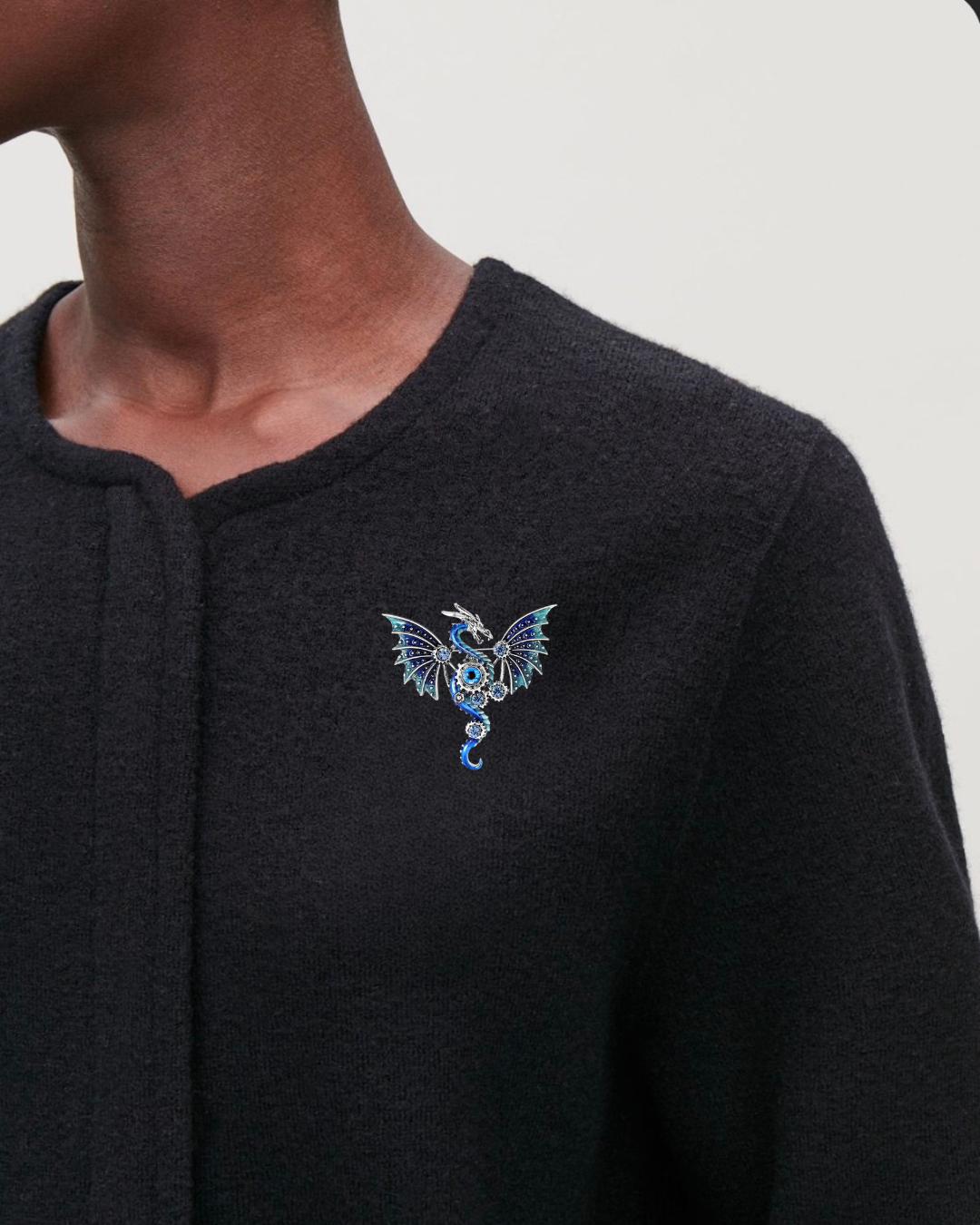 Flying Dragon Brooch